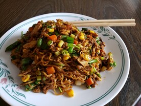 肉炒面条