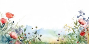 鲜花边框