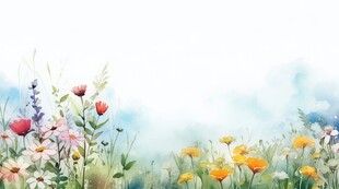鲜花边框