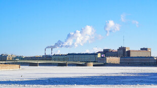 圣彼得堡冬季城市風(fēng)光
