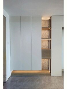 夾吊設計高級感裝修木制品定制柜