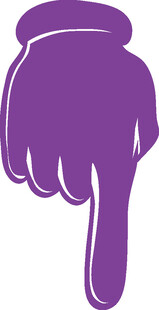 紫色滴狀手勢圖標(biāo)