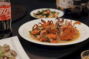 豐盛美味的中式菜肴聚餐