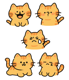 可爱猫咪表情包集合