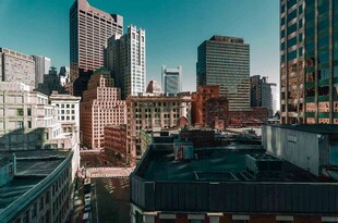 城市高楼景观俯瞰