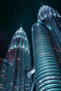 吉隆坡双子塔璀璨夜景