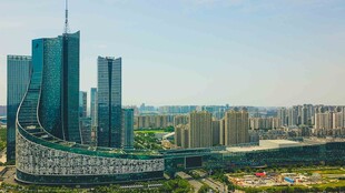 现代都市独特建筑景观
