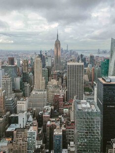 纽约城市天际线俯瞰