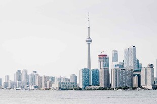 多伦多城市天际线景观