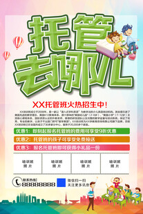 托管海报