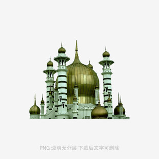 金色圓頂清真寺建筑