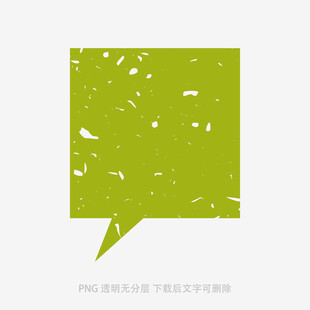 綠色斑駁對話氣泡背景圖