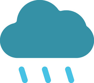 下雨云朵圖標
