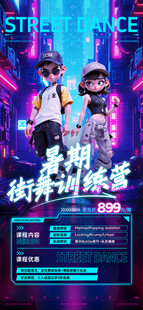 街舞挑戰(zhàn)賽宣傳海報(bào)