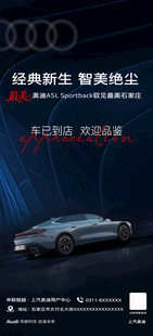 奧迪神秘車型預(yù)告海報