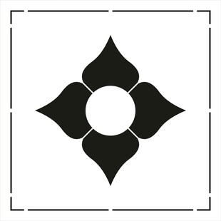 四葉花形圖案