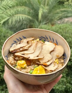 鸡肉蔬菜盖饭