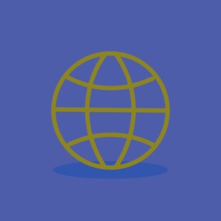 简约地球图标