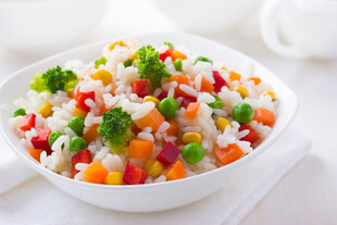 多彩蔬菜炒饭