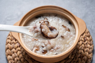 香菇瘦肉粥