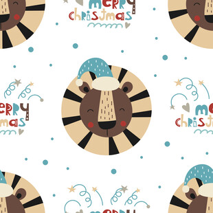 圣誕主題無縫圖案設計
