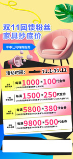 雙十一秒殺海報