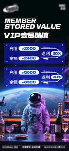 酒吧夜店酒水VIP會員充值日 