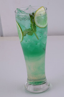 清新薄荷青檸冰飲