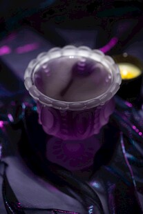 紫色果凍杯精致誘人