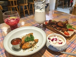 豐盛多樣的美味餐食