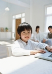 小孩子玩电脑