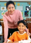 小学教师与学生