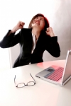 上班族烦恼表情