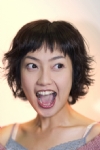 美女惊讶