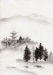 水墨山水画