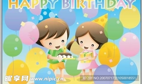 生日小女孩