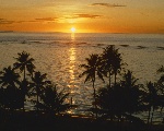 海上夕阳