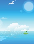 蓝色大海高清晰大图