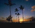 海上夕阳