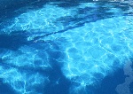 蔚蓝的海水