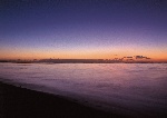 夕阳下大海