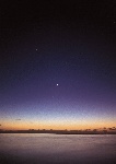 黄昏时刻大海