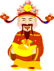 财神漫画（路径不圆滑）