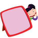 韩国儿童矢量