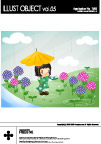 花丛中小女孩