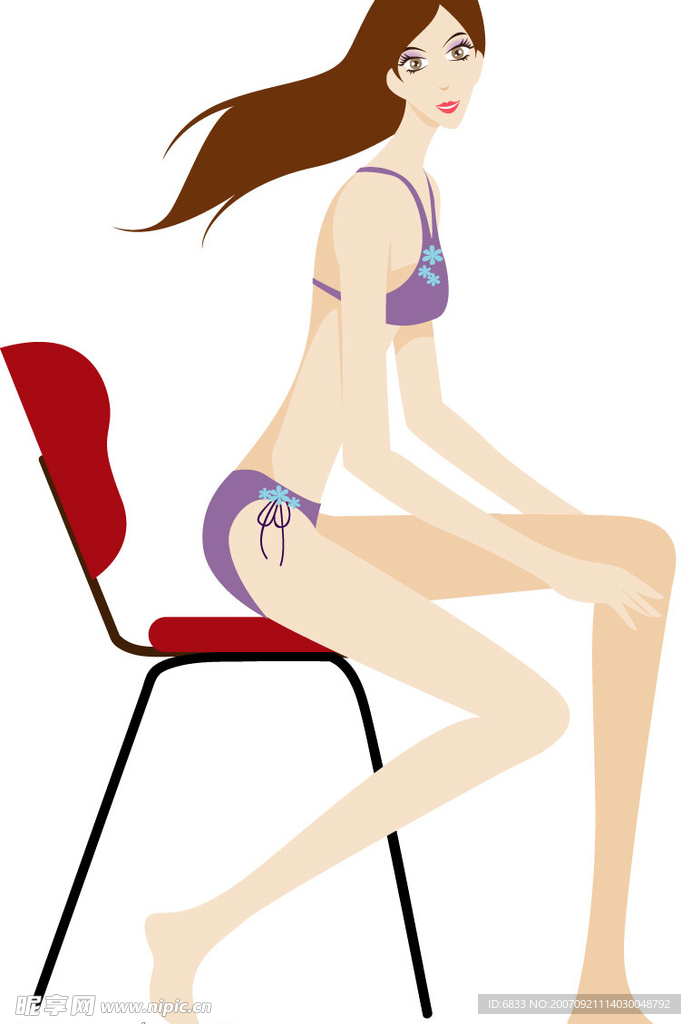 美女插画