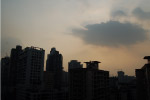 晚霞，在城市