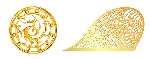 黄金色彩效果传统图案矢量素材