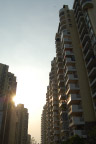 城市小区·夕照