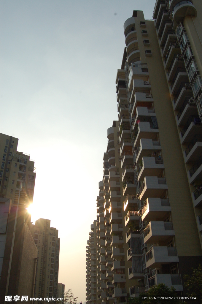 城市小区·夕照